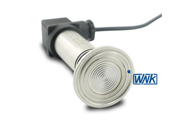 Clamp Type Sanitary Pressure Sensor Silicon Oil Filled Flush Membrane