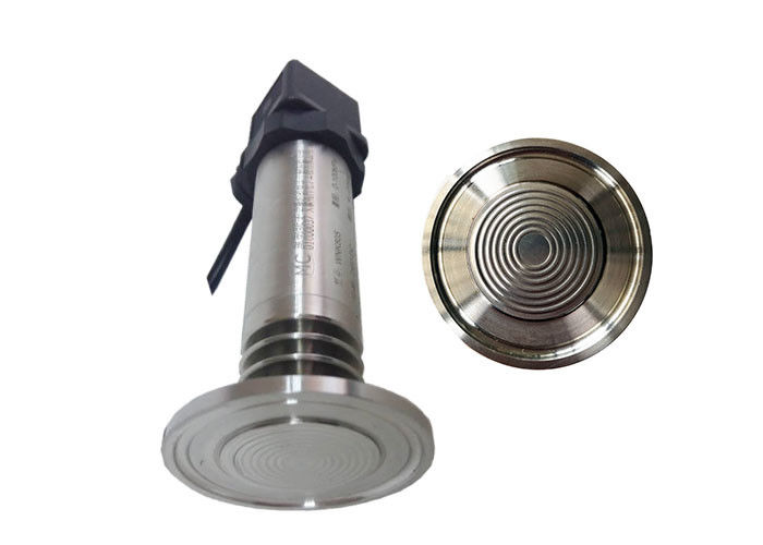 Clamp Type Sanitary Pressure Sensor Silicon Oil Filled Flush Membrane
