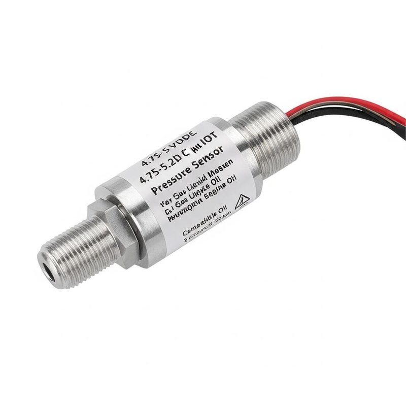 4.75-5.2VDC Input IOT Pressure Sensor for Gas Liquid Medium Engine Oil Compatible Design