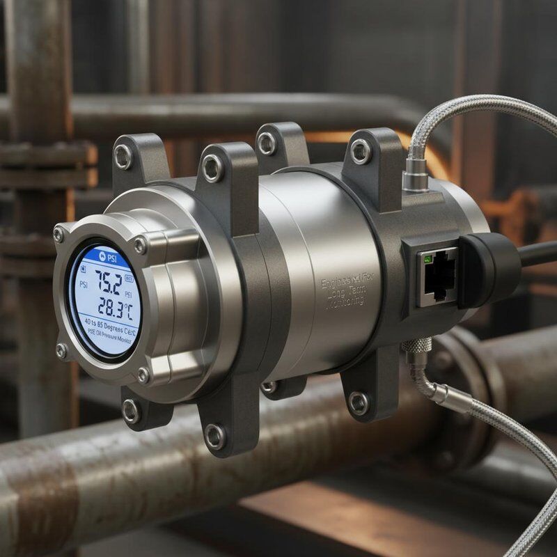 40 To 85 Degrees Celsius IOT Pressure Sensor Engineered For Long Term Monitoring Of POE Oil Pressure In Harsh Conditions