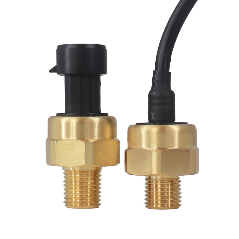 0.5-4.5V I2C Brass Water Pipe Pressure Sensor With Cable Outlet