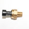 Brass Material Air Pressure Sensor 1/4NPT Parkard 0.4V-4.5V Output