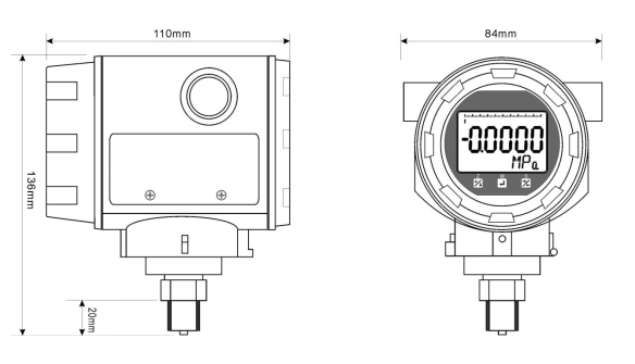 Industrial Smart Differential Pressure Transmitter 4-20ma Gauge Or ...